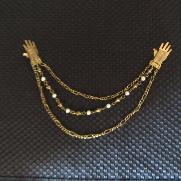 Vintage Sweater Chains 1 hand on each side - Picture 11 of 12